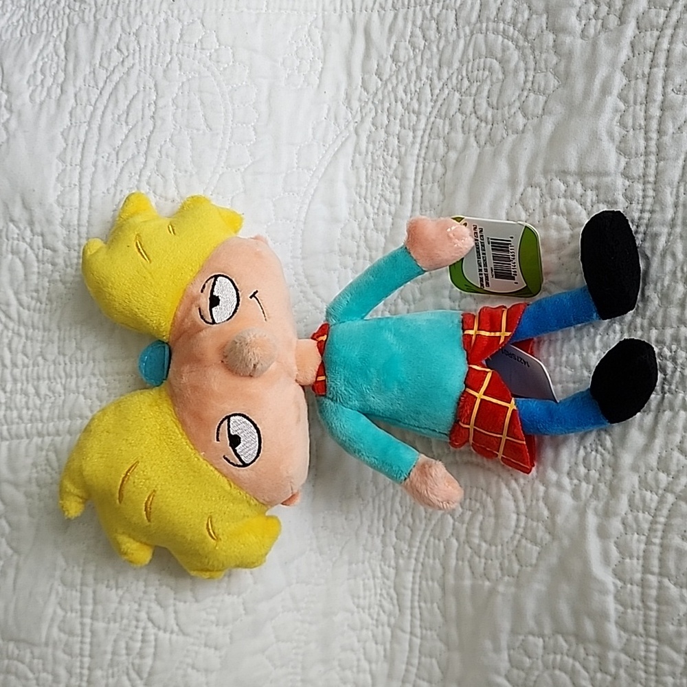 NWT Arnold Shortman HEY ARNOLD! 2017 Nickelodeon Stuffed Plush Beanie Doll 8"